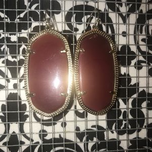 Kendra Scott Dani Earrings Maroon